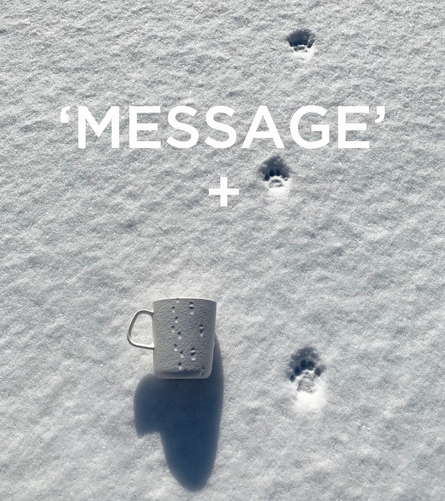 SNOW WALTZ mug에 메시지를 담아 선물해보세요. 